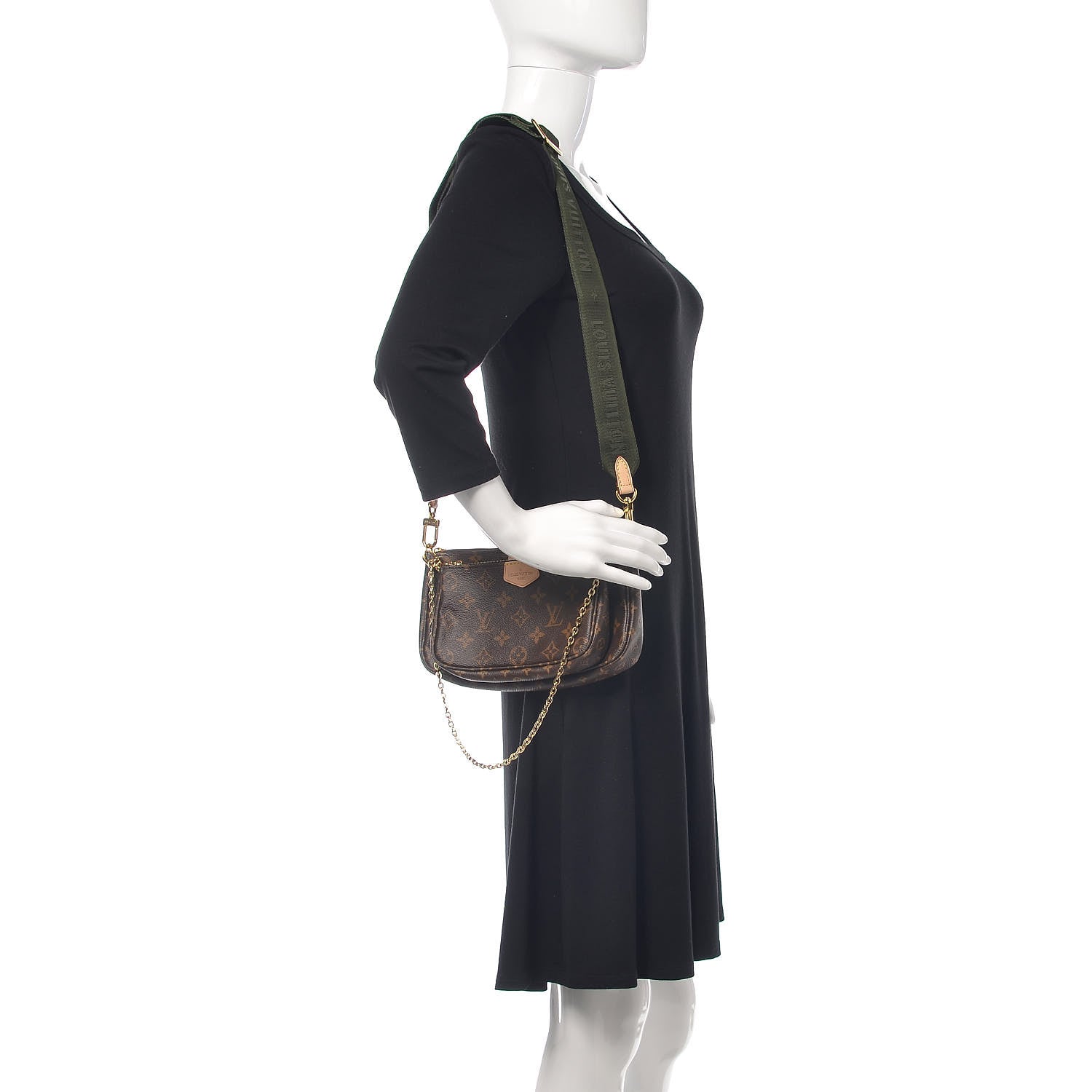 Louis Vuitton Monogram Multi Pochette Accessories Kaki 2 of 11