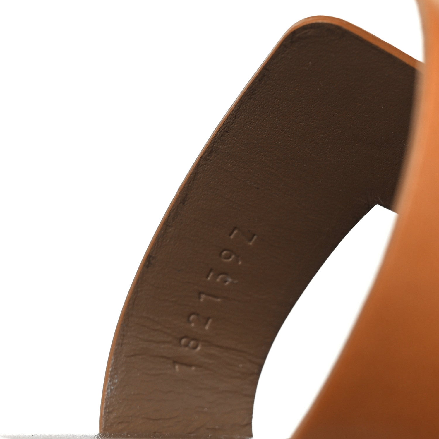 Hermes Calfskin Santorini Sandals 40 Naturel 8 of 9