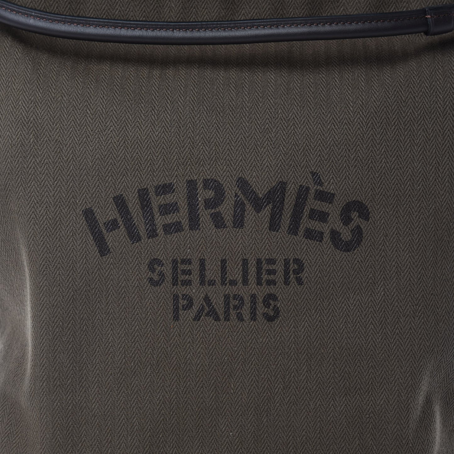 Herringbone Canvas Swift Maline Bag Kaki Ebene