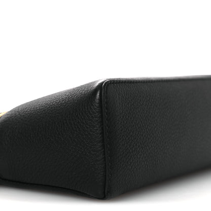 Loro Piana Grained Calfskin L19 Extra Pocket Pouch Black 7 of 8