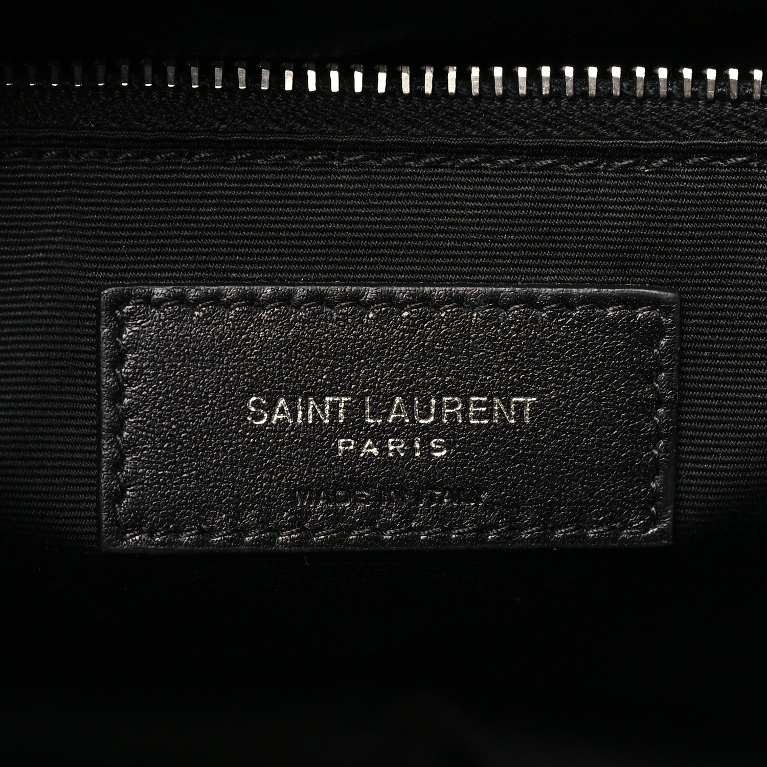 Saint Laurent Faux Patent Matelasse Monogram Medium Niki Chain Satchel Black 4 of 7