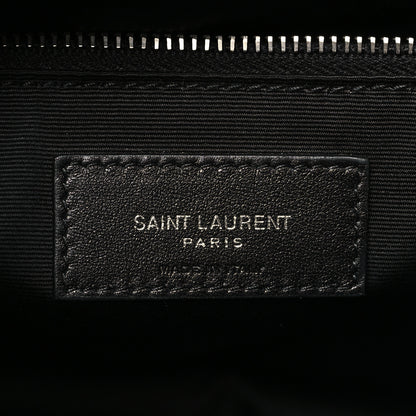 Saint Laurent Faux Patent Matelasse Monogram Medium Niki Chain Satchel Black 4 of 7