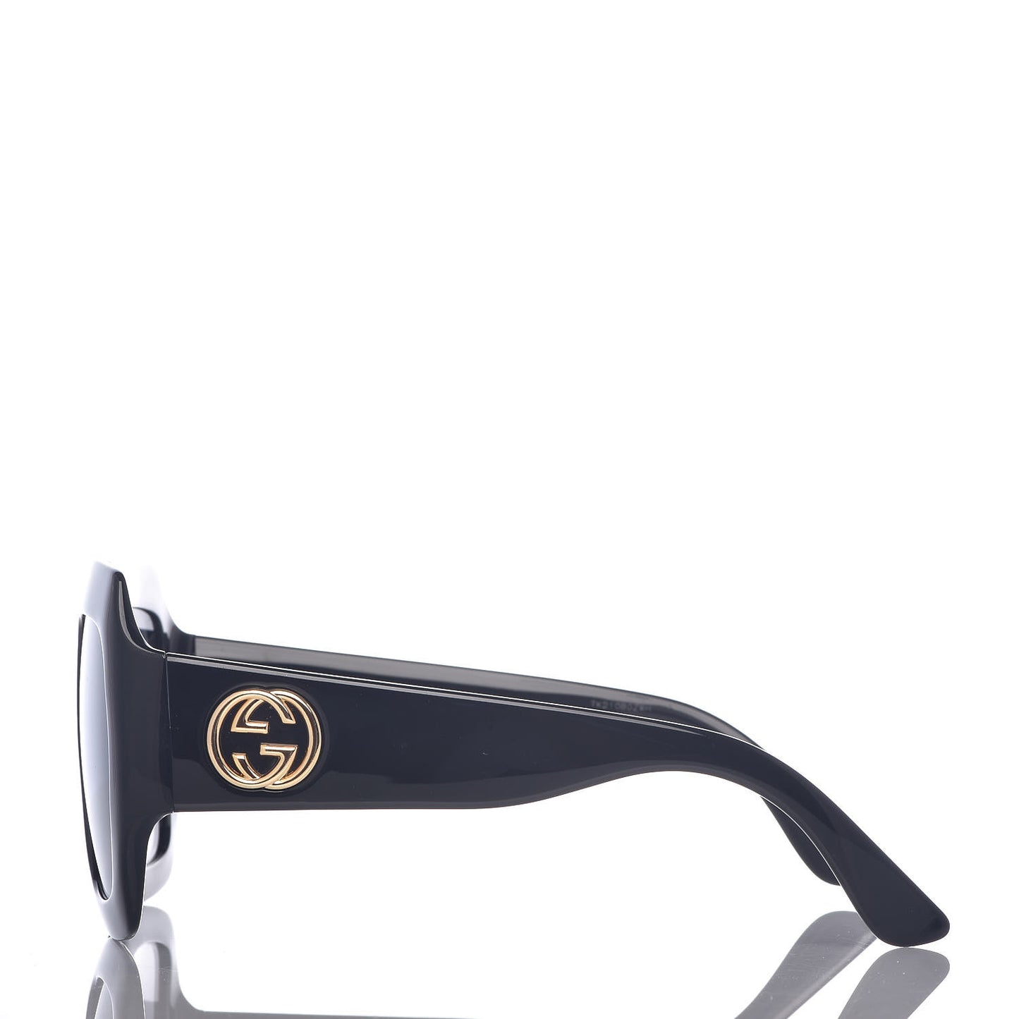 Acetate Square Frame Sunglasses GG0053S Black