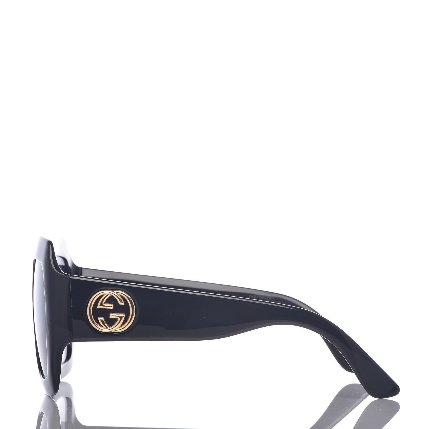 Gucci Acetate Square Frame Sunglasses GG0053S Black 3 of 8