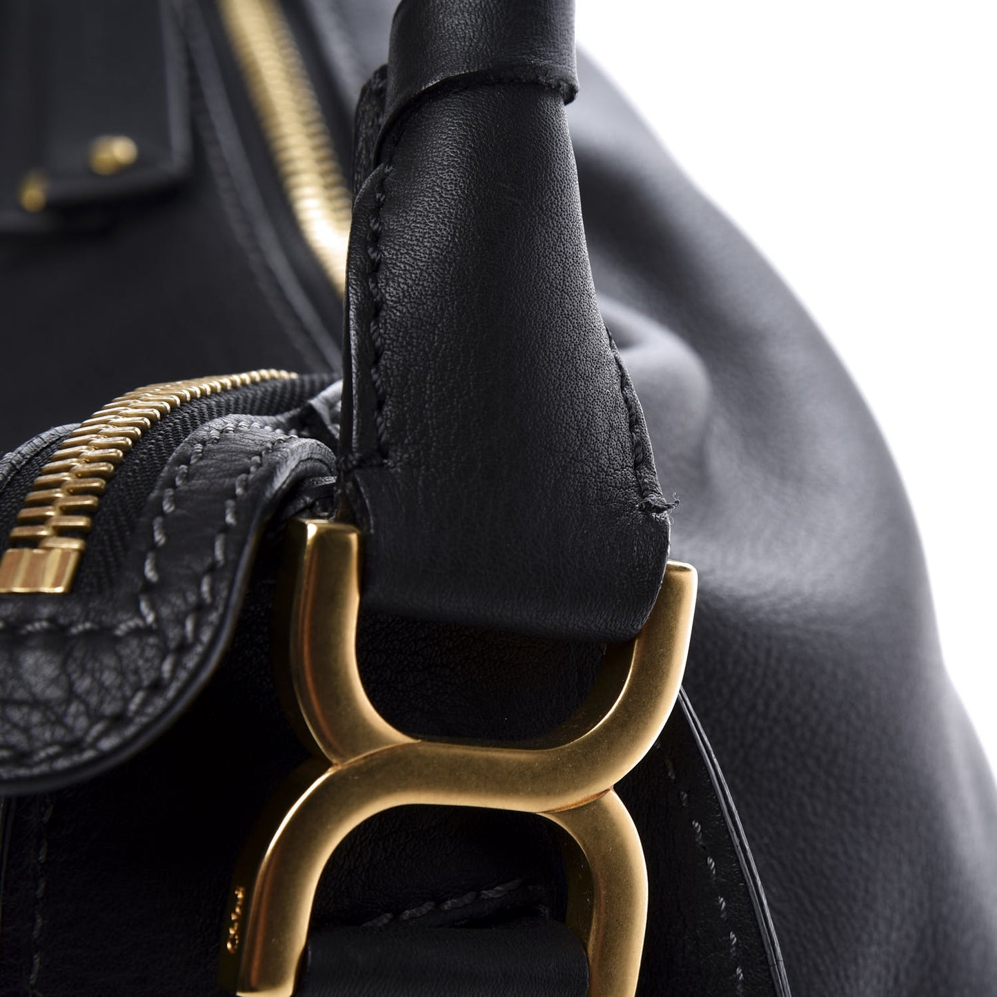 Calfskin Large Marcie Hobo Black