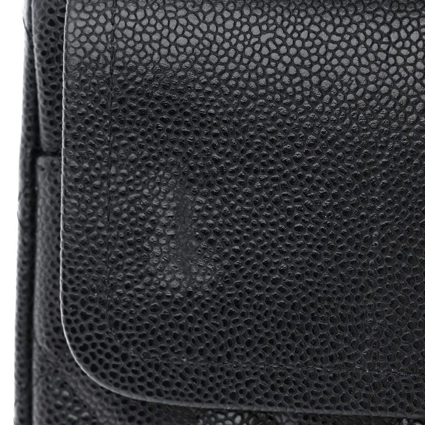 Caviar Quilted Maxi Double Flap Black