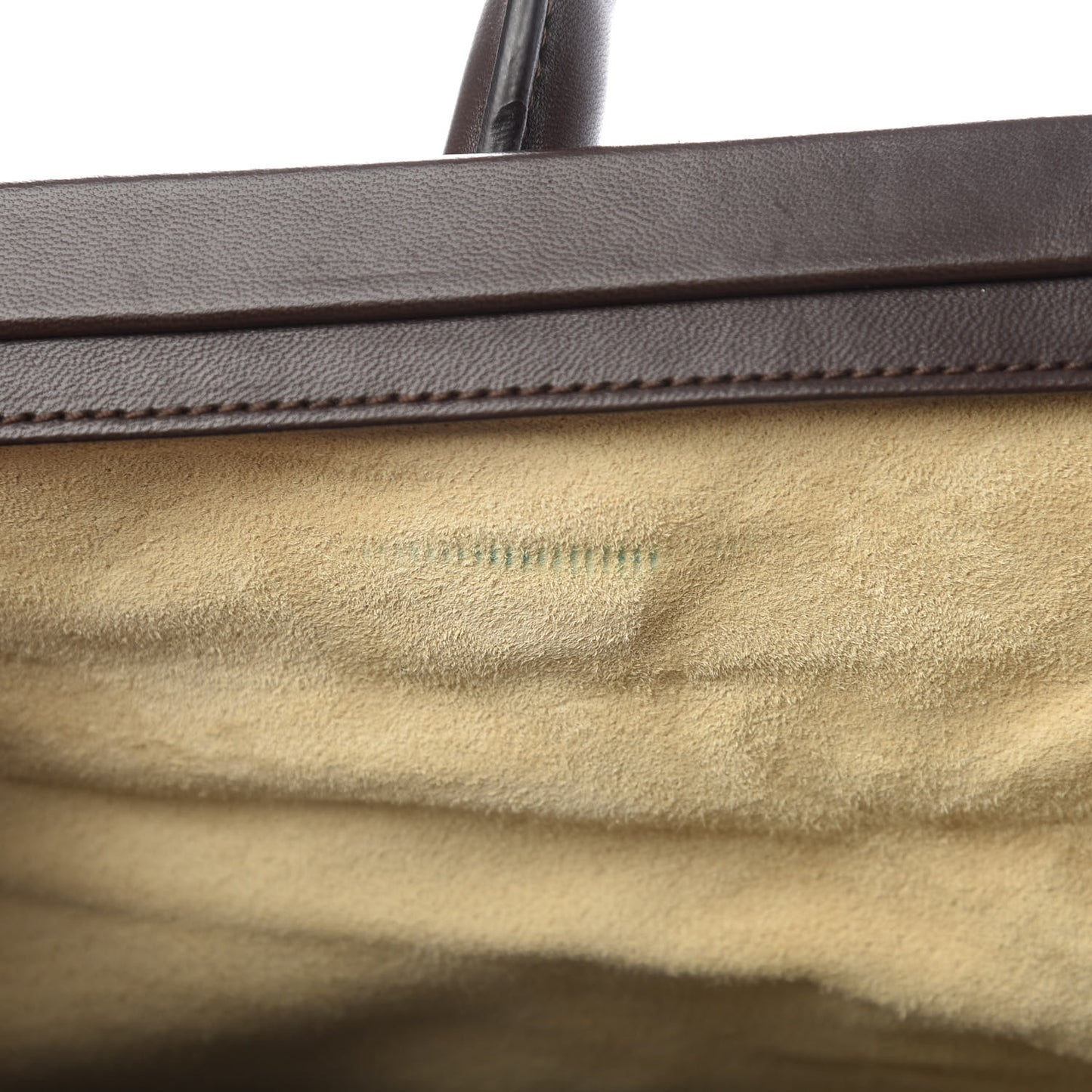 Nappa Intrecciato Frame Shoulder Bag Ebano