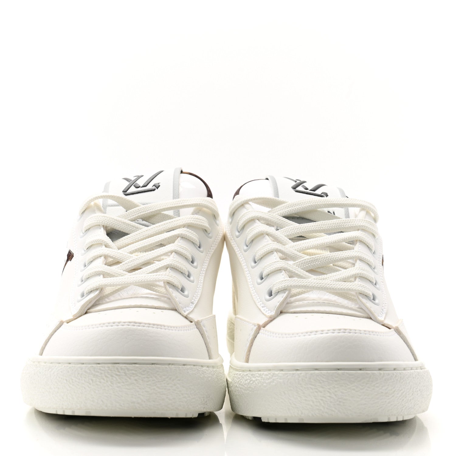 Louis Vuitton Charlie Sneakers 36 White Cacoa Brown 2 of 8