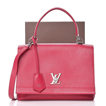 Louis Vuitton Soft Calfskin Lockme II Top Handle Dahlia 10 of 10