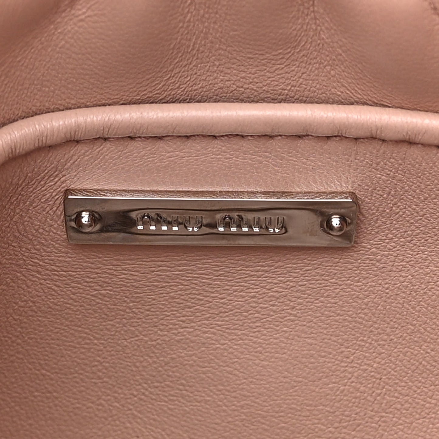 Nappa Matelasse Crystal Small Crossbody Bag Cammeo