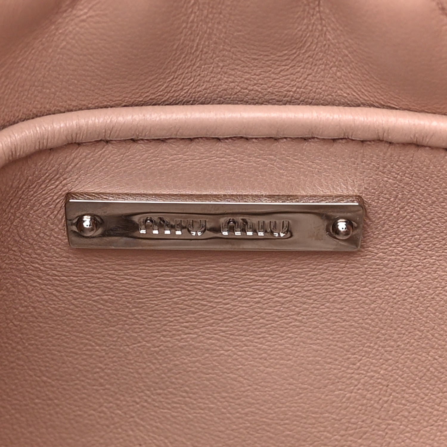 Miu Miu Nappa Matelasse Crystal Small Crossbody Bag Cammeo 6 of 14