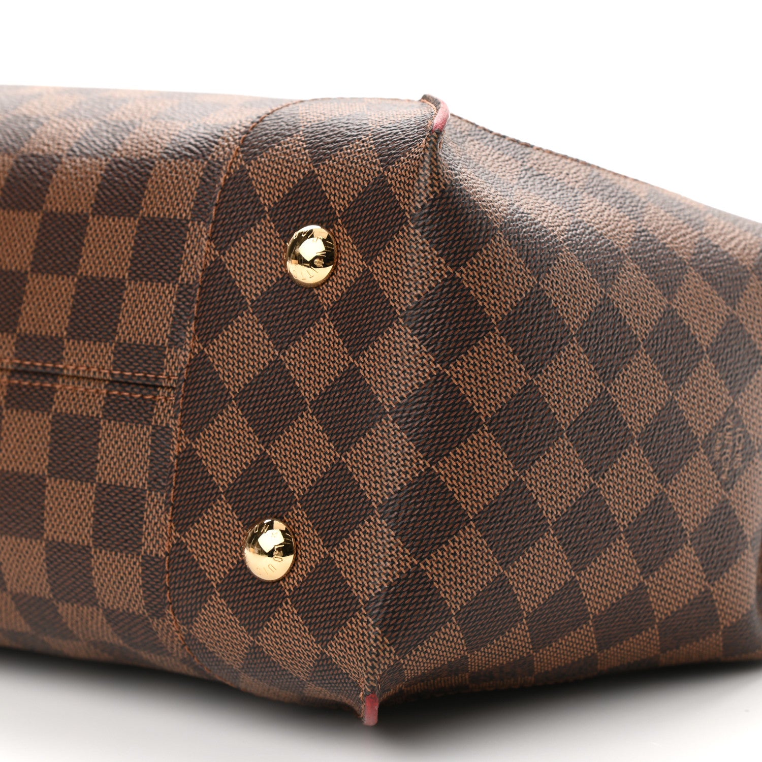 Louis Vuitton Damier Ebene Caissa Hobo Cherry 10 of 11