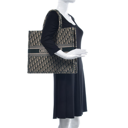 Christian Dior Oblique Large Book Tote Vert Multicolor 2 of 8
