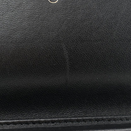 Chanel Lambskin Quilted CC Wallet On Chain WOC Black 11 of 14