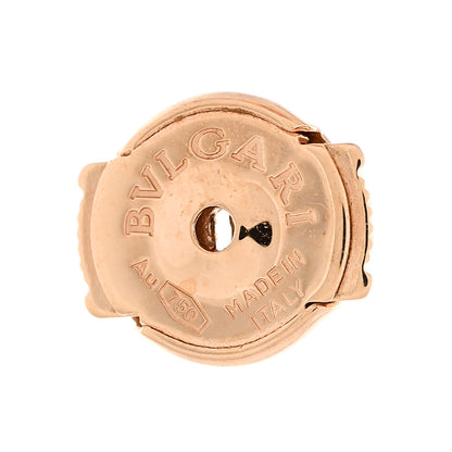 Bulgari 18K Rose Gold Diamond B.Zero1 Legend Hoop Earrings 4 of 7