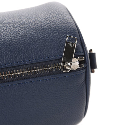 Christian Dior HOMME Grained Calfskin Mens Roller Pouch Blue 8 of 11