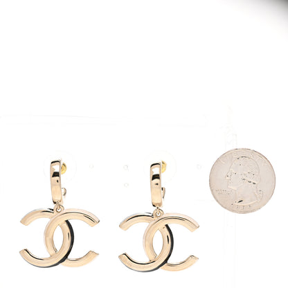Chanel Metal Drop CC Earrings Gold 2 of 4