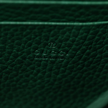 Gucci Calfskin Mini Dionysus Chain Wallet Emerald 7 of 9