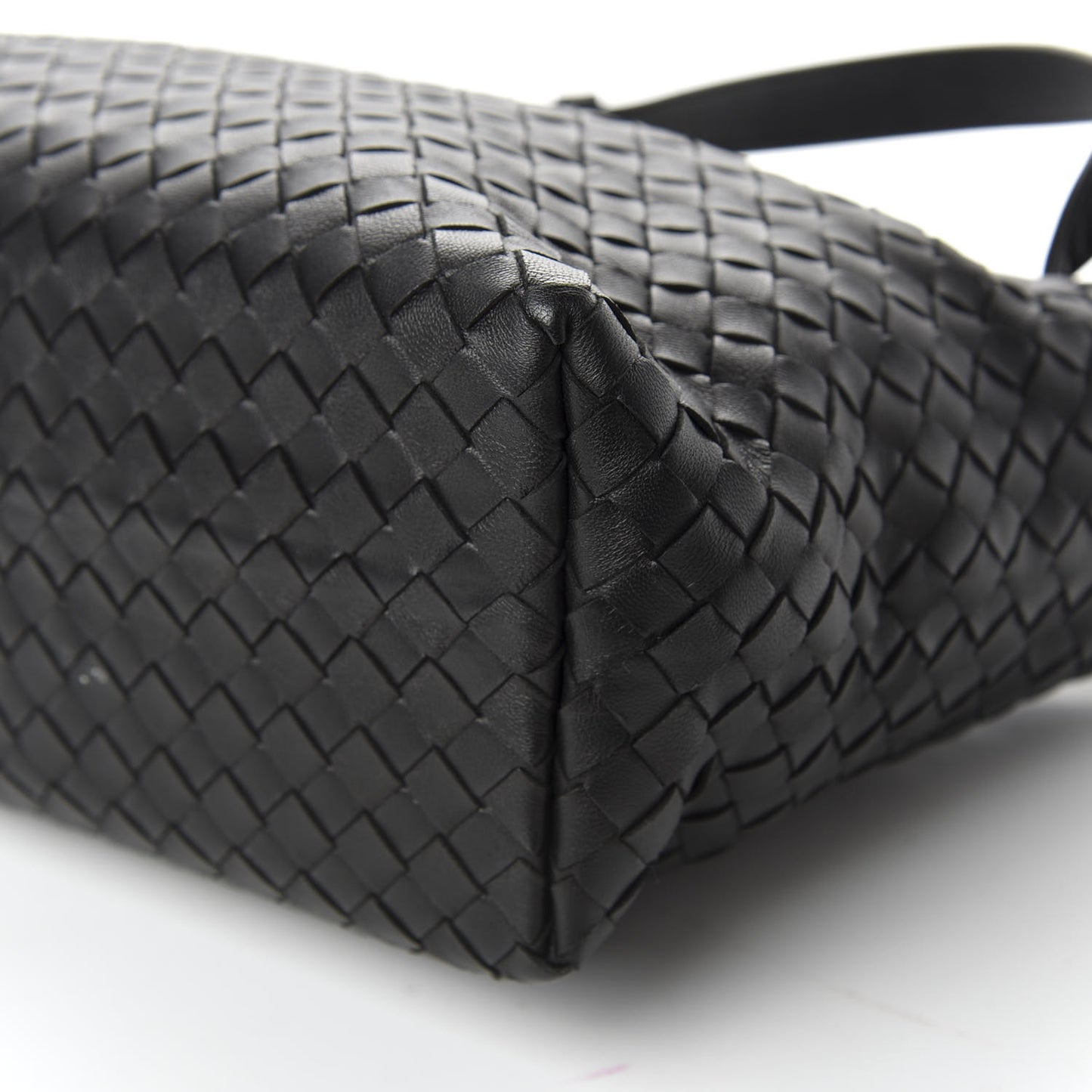 Nappa Intrecciato Small Garda Bag Black