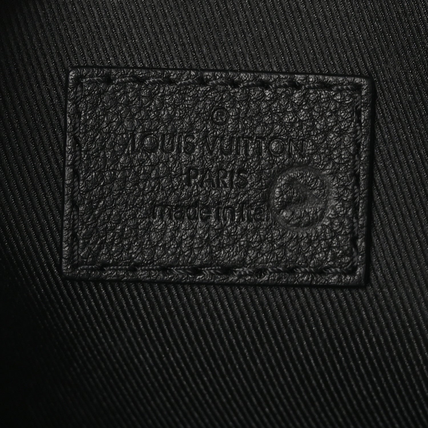 Louis Vuitton Calfskin Damier Studded Keepall Bandouliere 25 Black 6 of 9