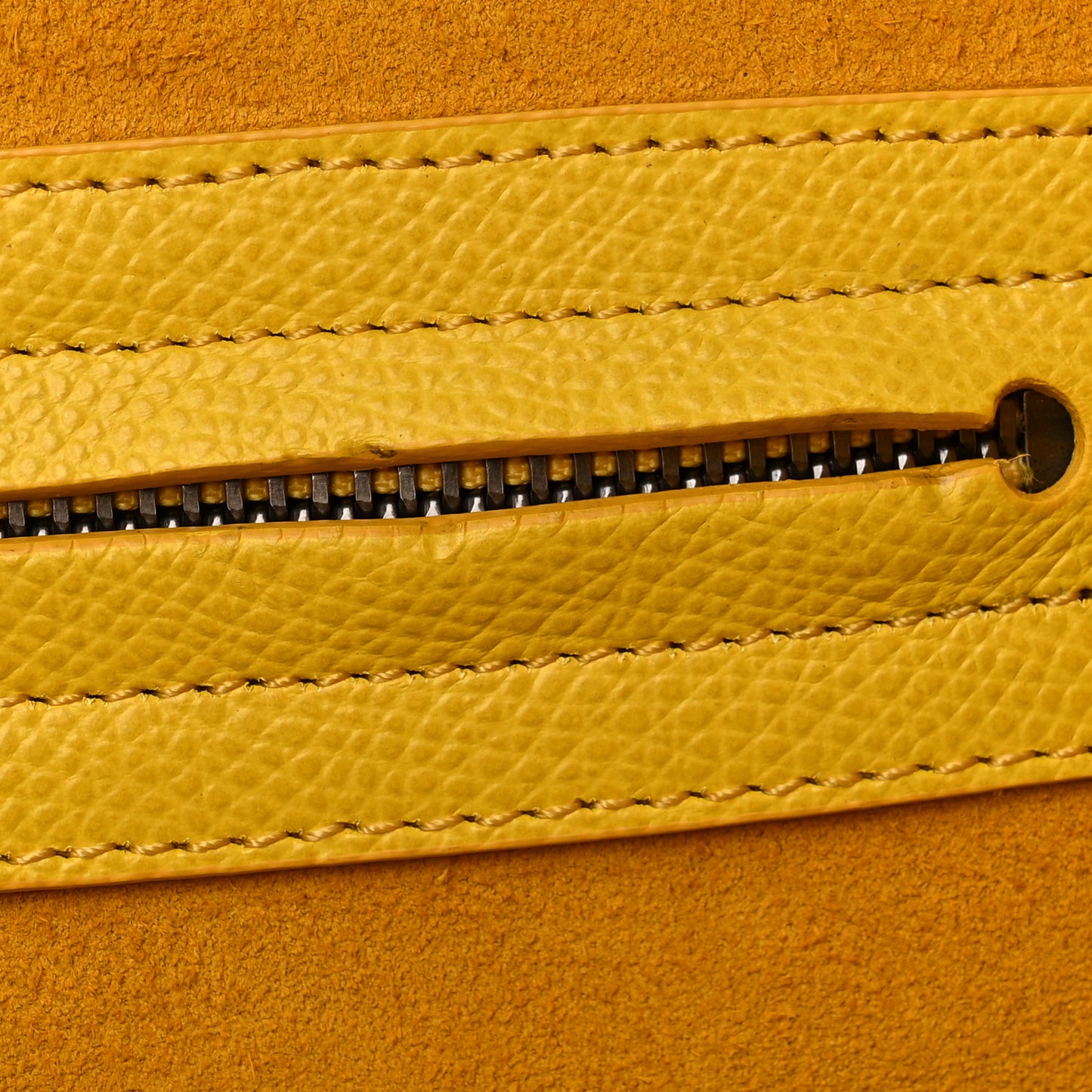 Baby Grained Calfskin Medium Phantom Luggage Yellow