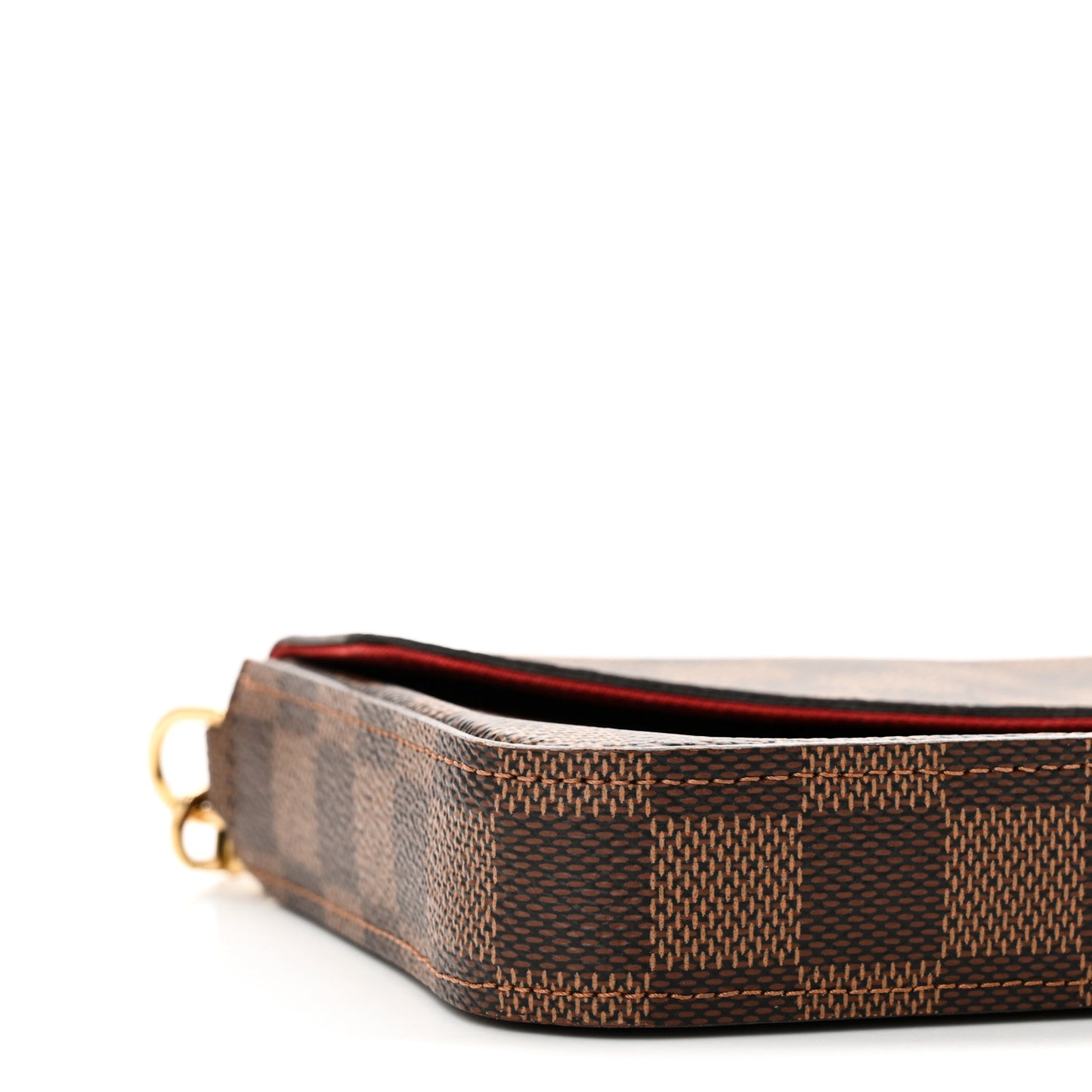 Damier Ebene Pochette Felicie Chain Wallet