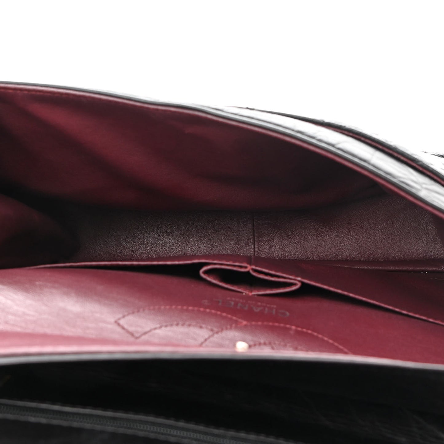 Aged Calfskin Quilted 2.55 Reissue 226 Flap Black