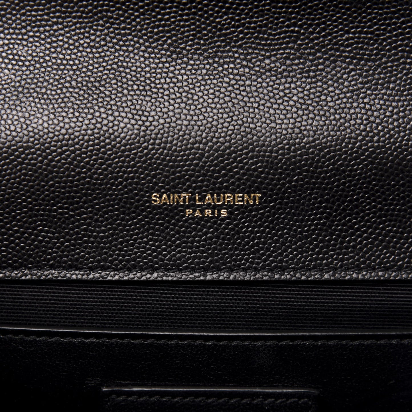 Grain De Poudre Textured Mixed Matelasse Triquilt Medium Monogram Satchel Black