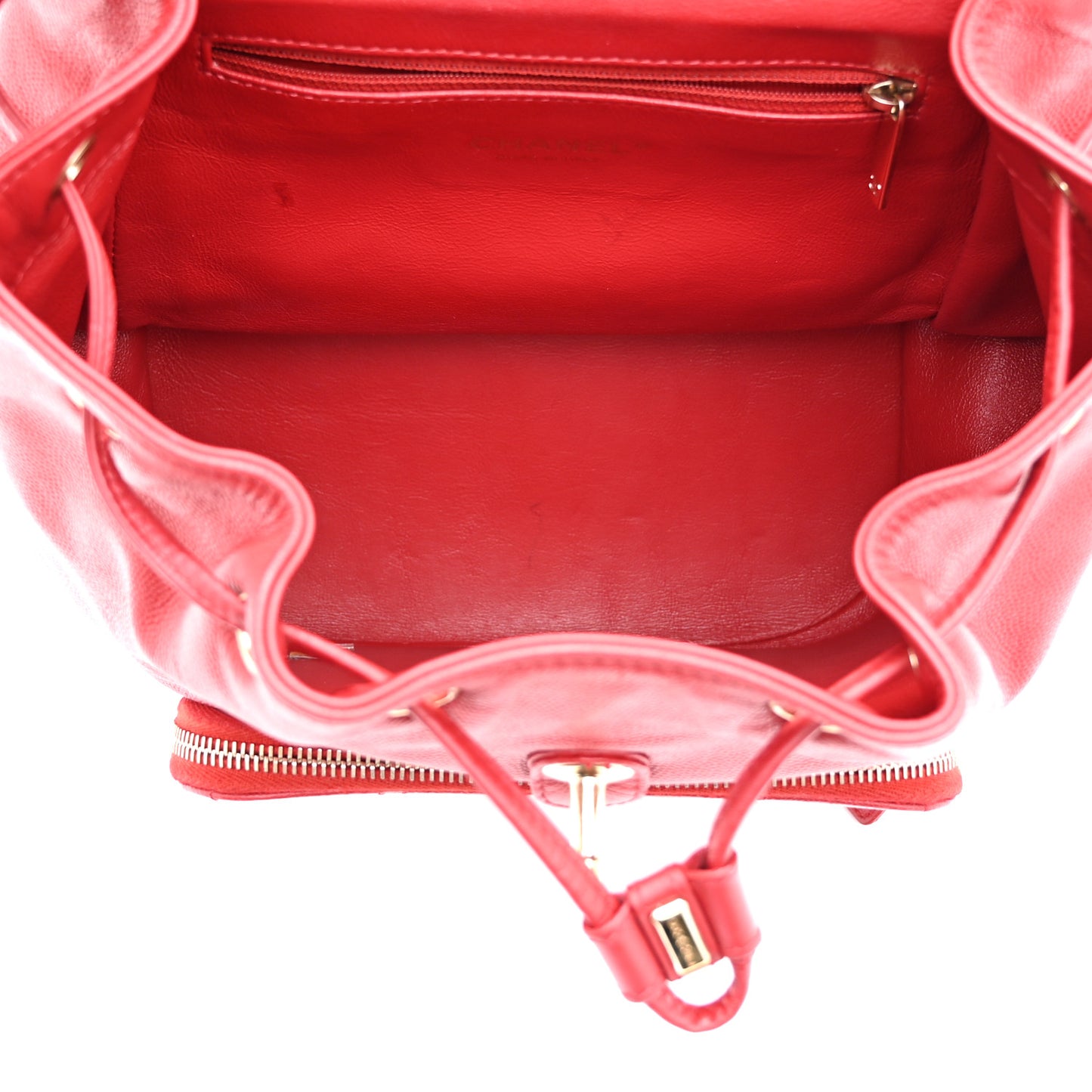 Caviar Quilted Business Affinity Backpack Fuchsia