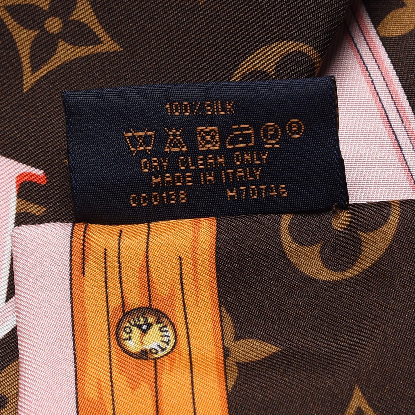 Silk Monogram Summer Trunks Bandeau Brown
