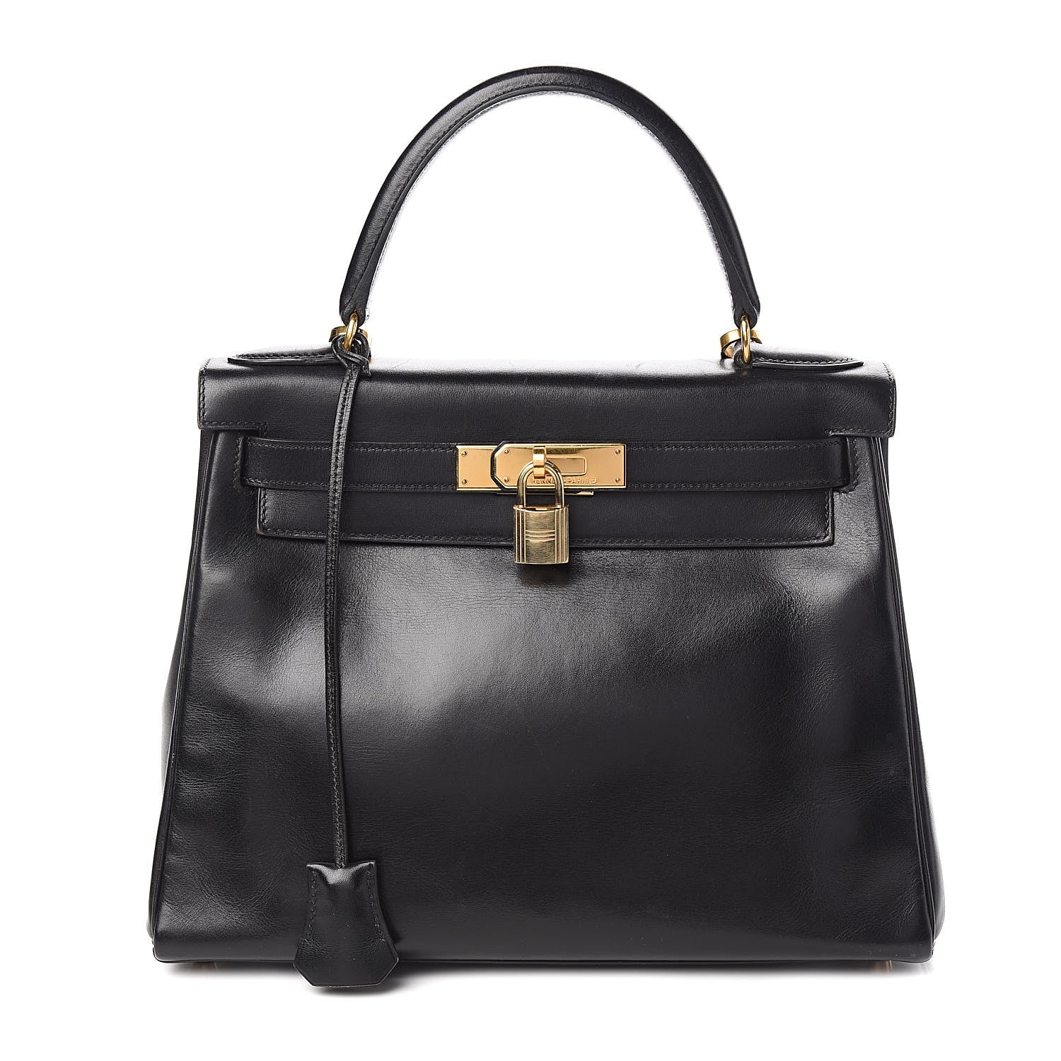 Hermes Box Kelly Retourne 28 Black 1 of 41