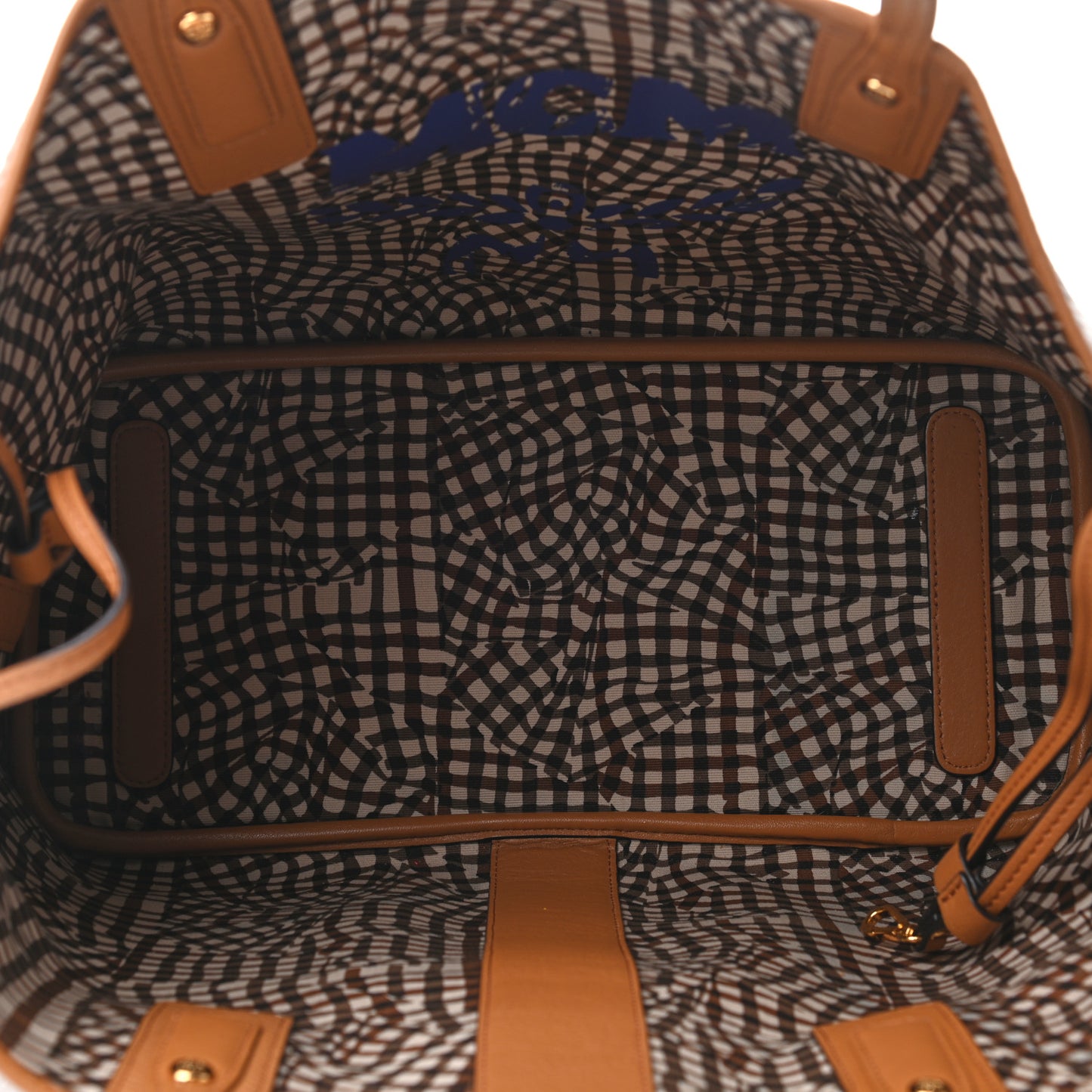 Visetos Medium Liz Reversible Shopper Tote Cognac