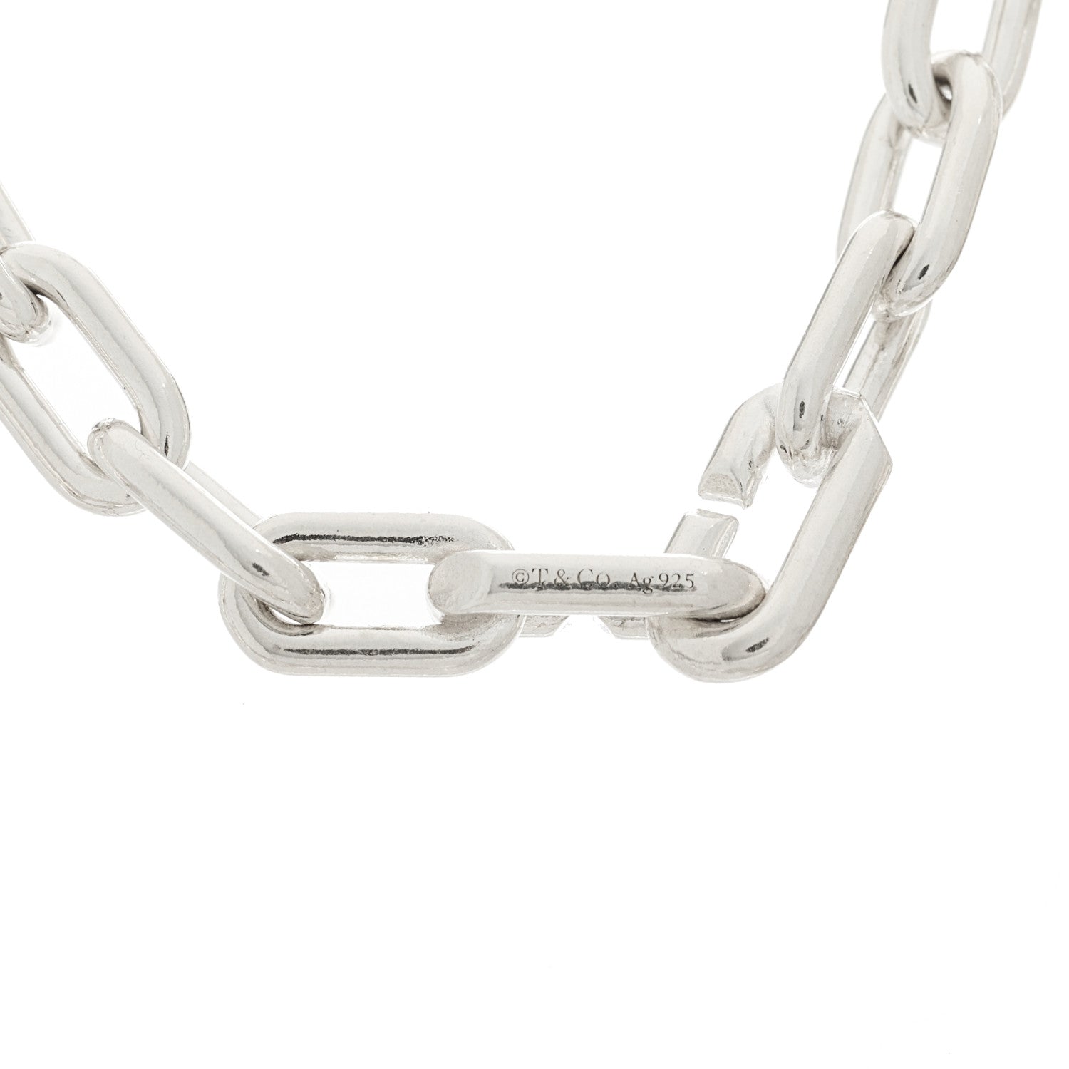 Tiffany Sterling Silver Cultured Pearl HardWear Necklace 5 of 5