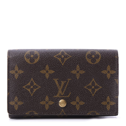 Louis Vuitton Monogram Porte-Monnaie Billets Tresor Wallet 1 of 9