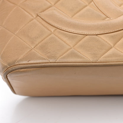 Chanel Lambskin Quilted Medallion Tote Beige 23 of 27