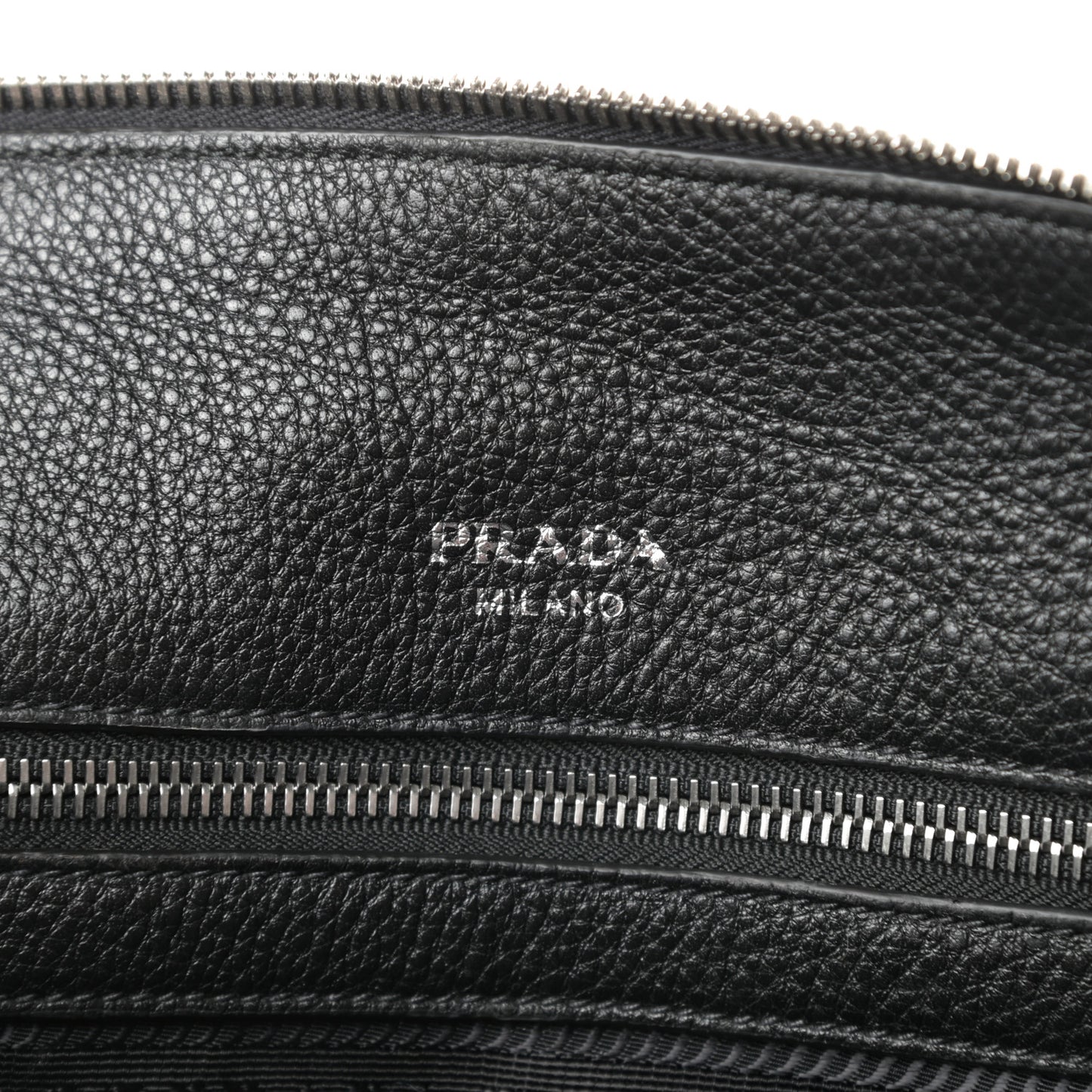 Vitello Daino Tote Black