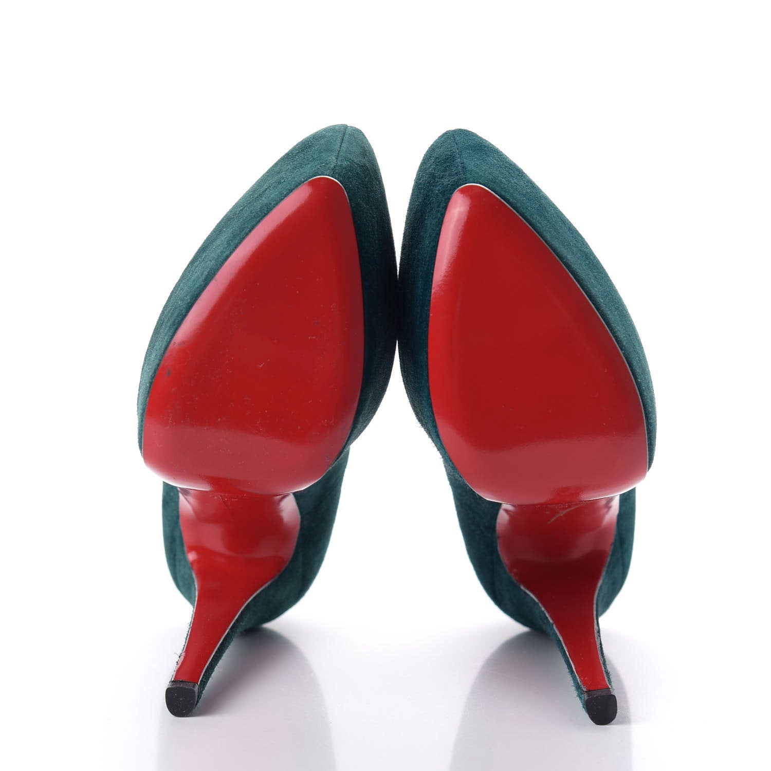 Christian Louboutin Suede Daffodile 160 Pumps 36.5 Blue Khol 5 of 8