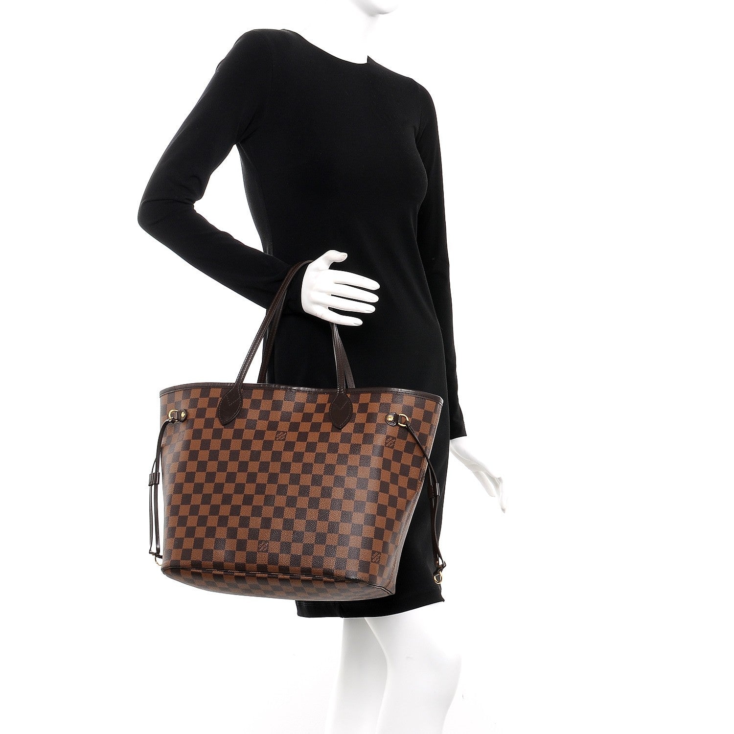 Louis Vuitton Damier Ebene Neo Neverfull MM 2 of 9