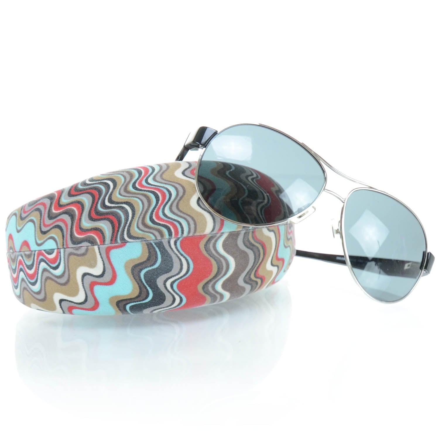 Miu Miu Aviator Sunglasses Black 7 of 7