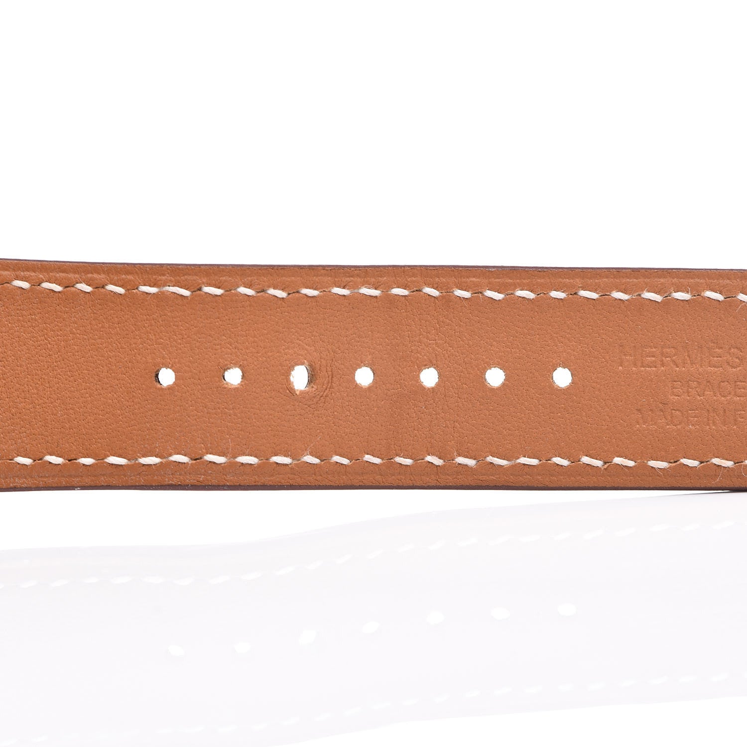 Hermes Barenia 38mm Apple Watch Single Tour Band Fauve 7 of 8