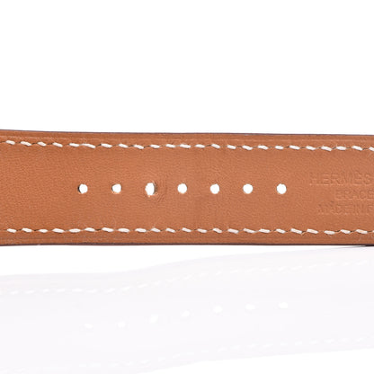Hermes Barenia 38mm Apple Watch Single Tour Band Fauve 7 of 8