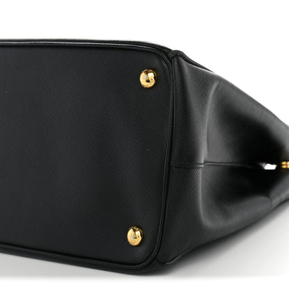 Prada Saffiano Lux Medium Galleria Double Zip Tote Black 8 of 11