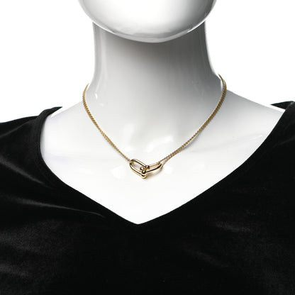 Tiffany 18K Yellow Gold HardWear Double Link Pendant Necklace 3 of 6