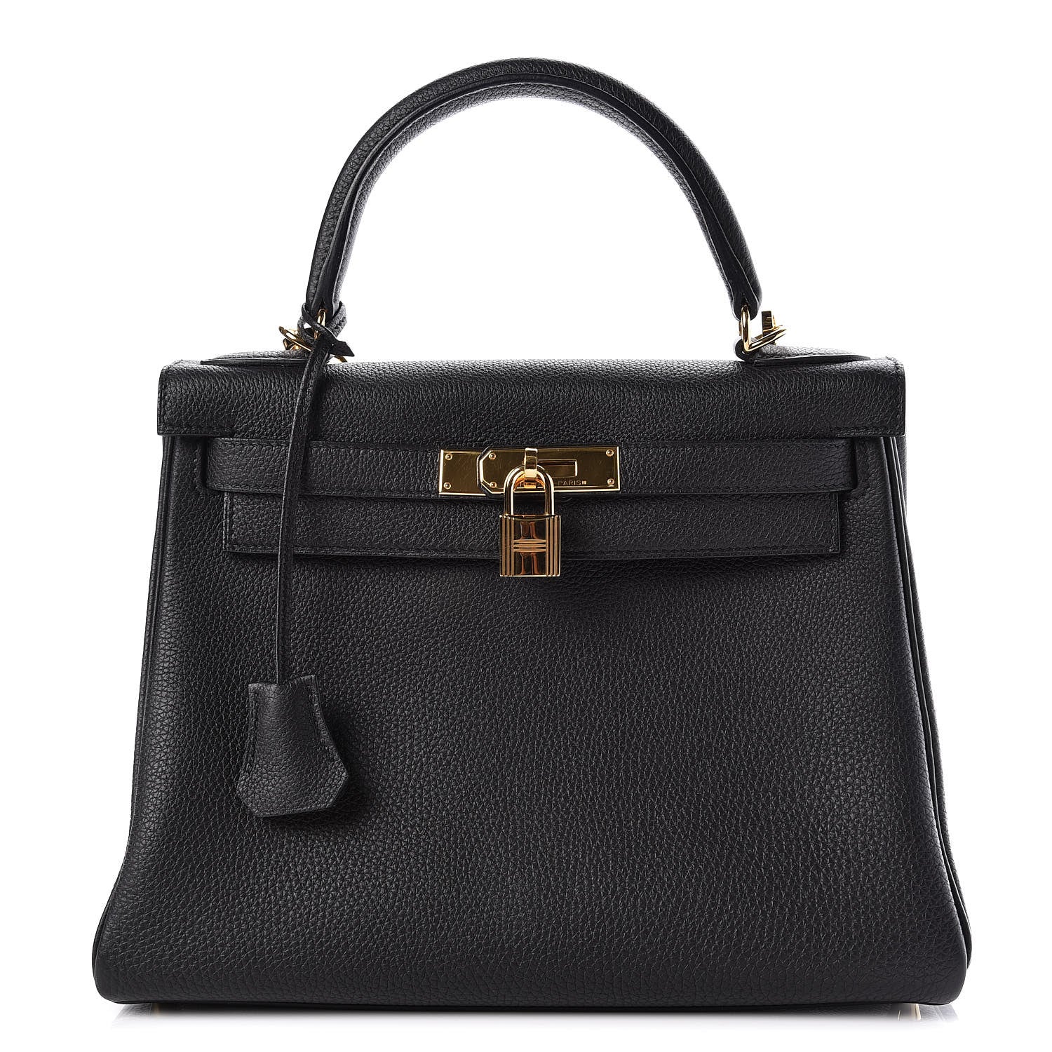 Hermes Togo Kelly Retourne 28 Black 1 of 43