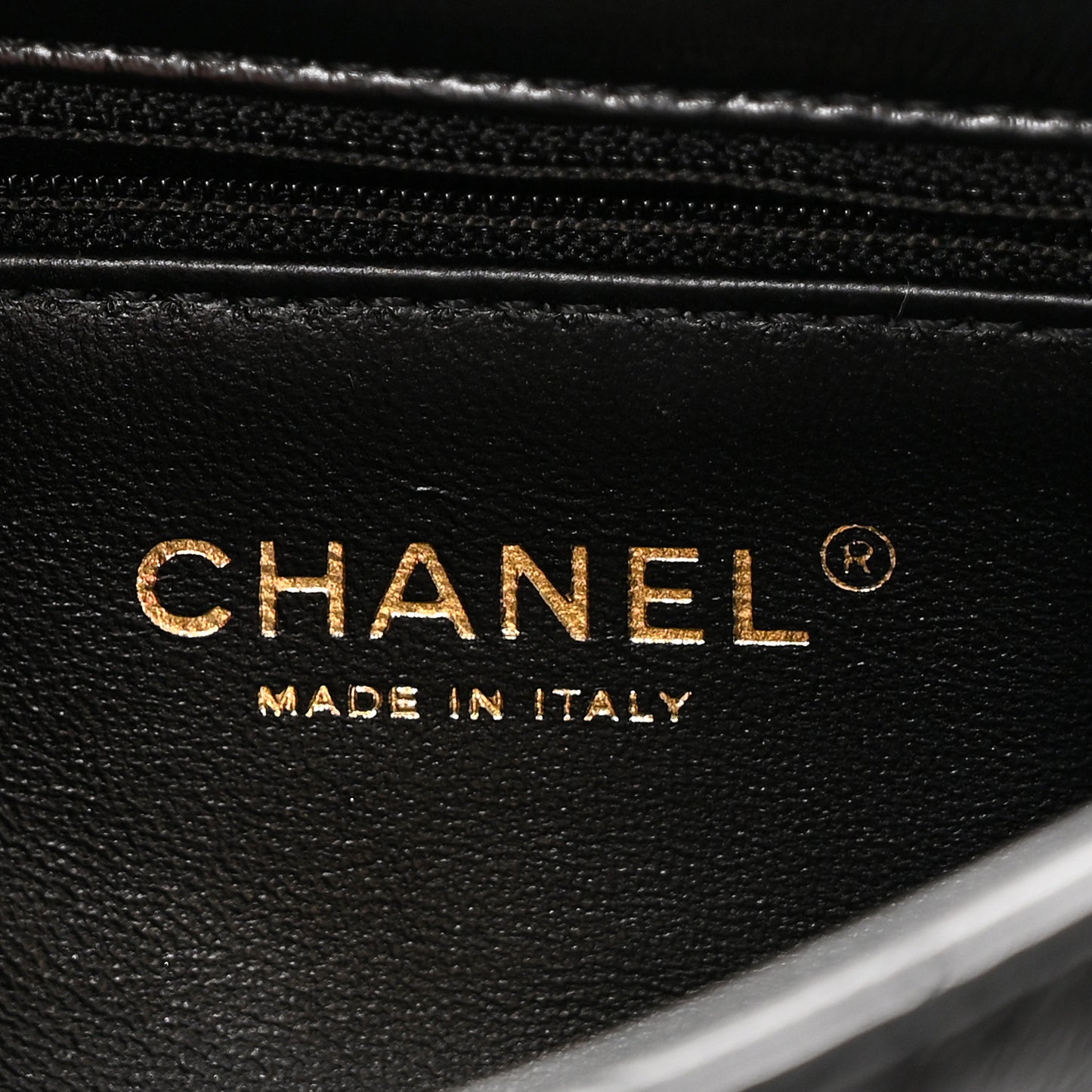 Shiny Lambskin Quilted Coco Trip Flap Bag Black