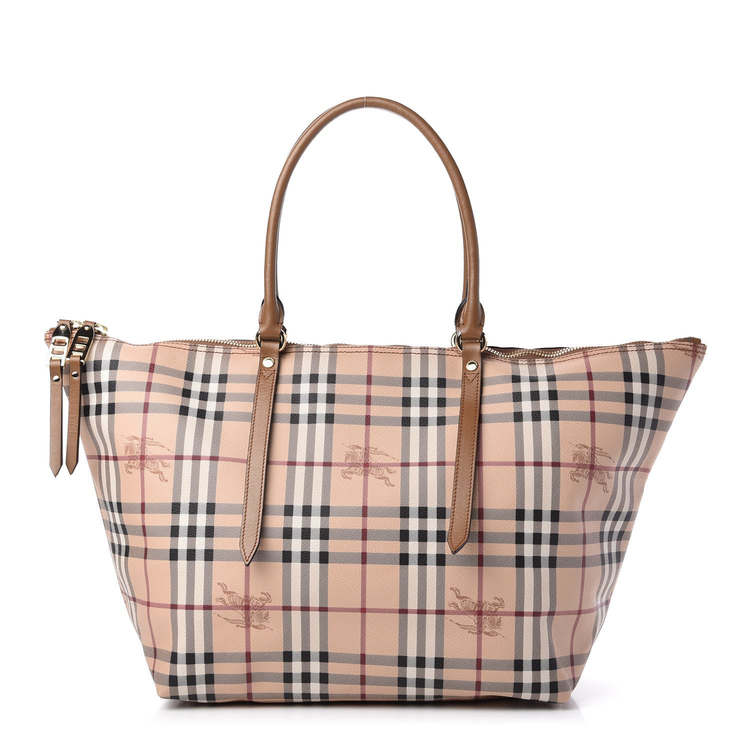 Burberry Haymarket Check Medium Salisbury Tote Camel 1 of 12