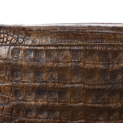 Nancy Gonzalez Crocodile Wallet On Chain Brown 8 of 10