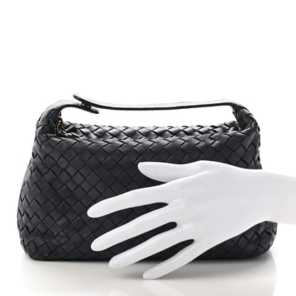 Bottega Veneta Nappa Intrecciato Large Cosmetic Case Ebano 2 of 19