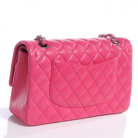Chanel Lambskin Medium Double Flap Pink 9 of 9