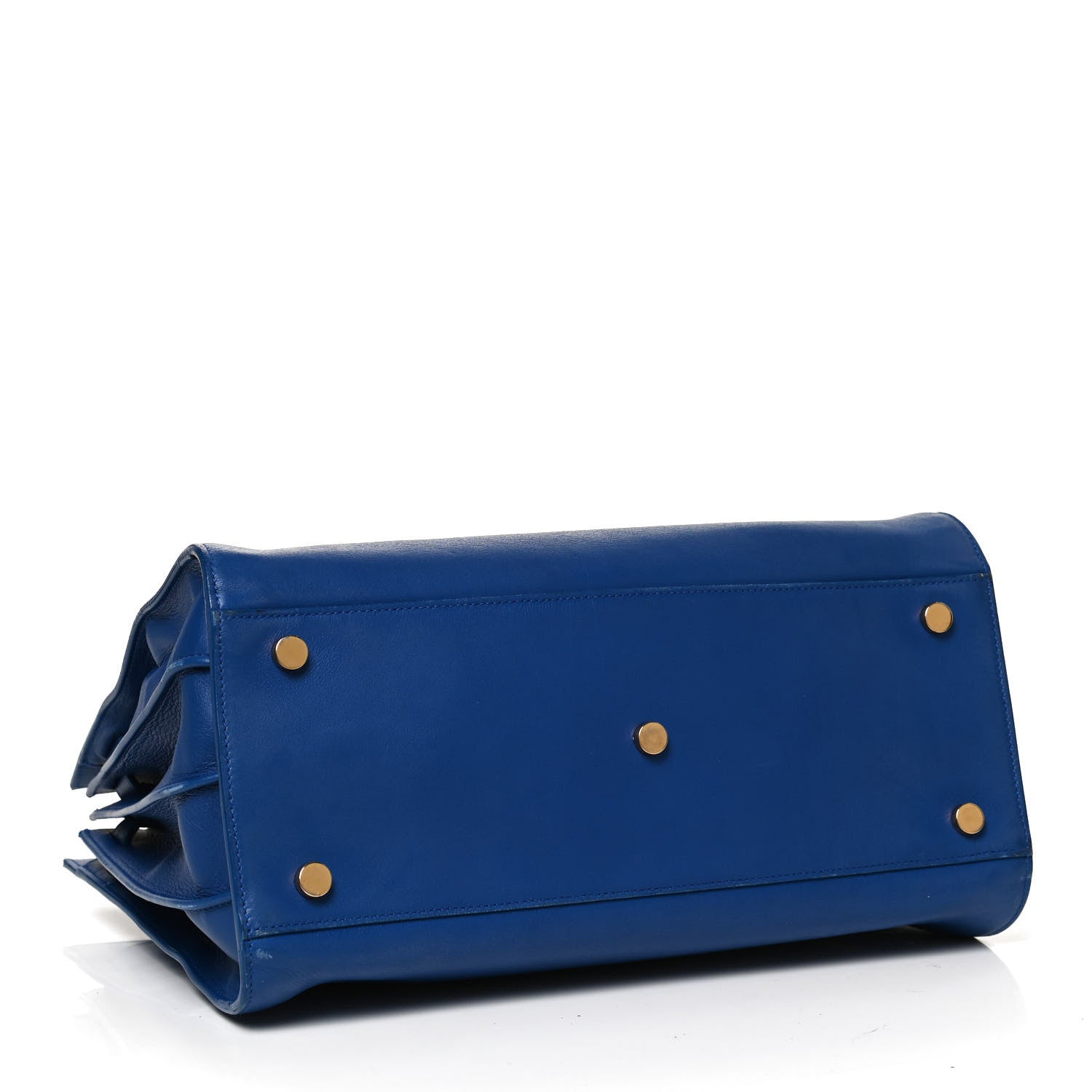 Saint Laurent Calfskin Small Sac De Jour Blue Majorelle 4 of 13